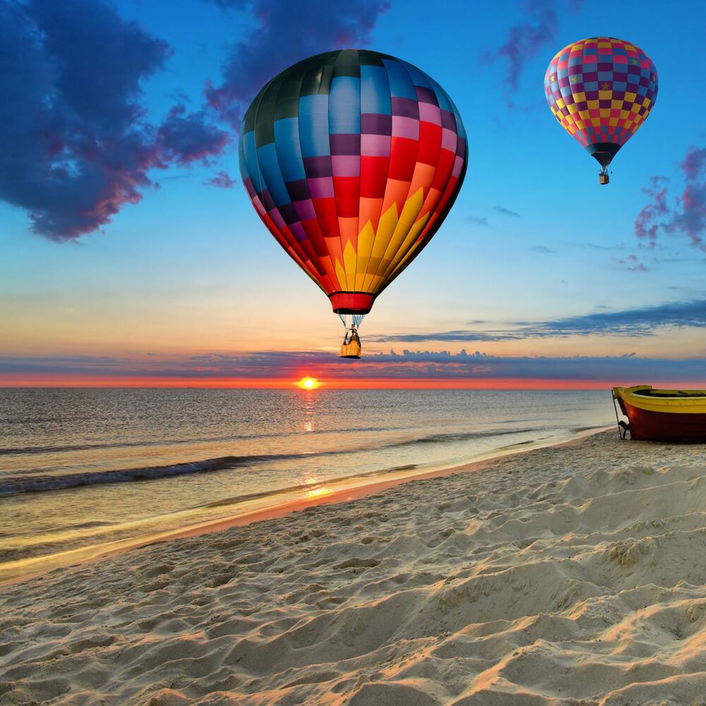 color blind test colorful hot air balloons after
